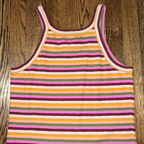 NWOT MADEWELL STRIPE TANK - Picture 3 of 3